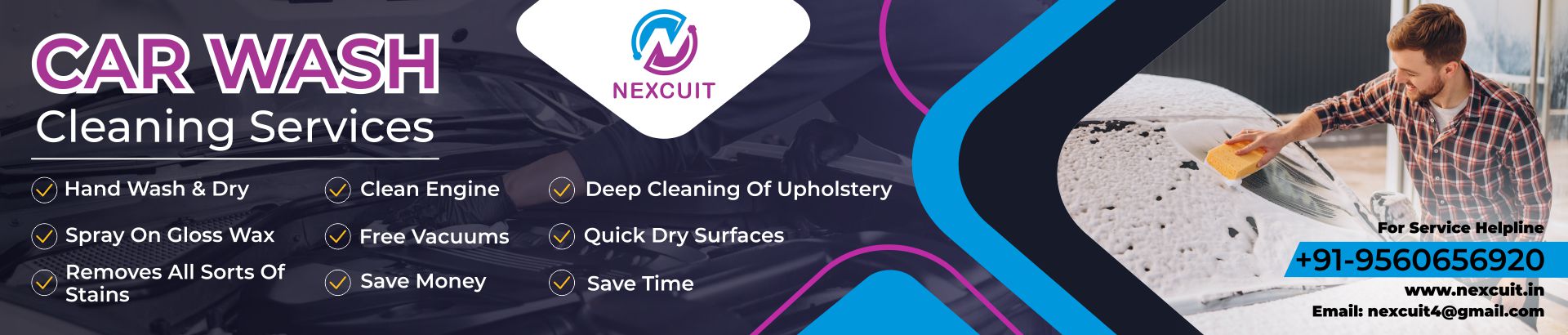 car wash dry cleaning services in gurgaon