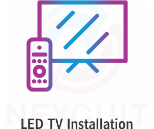 led tv installation