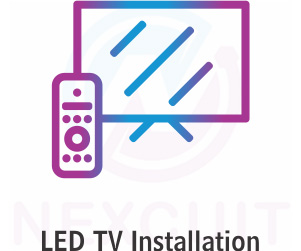 led tv installation